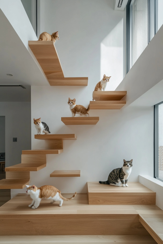 17. Under-Stair Cat Perches