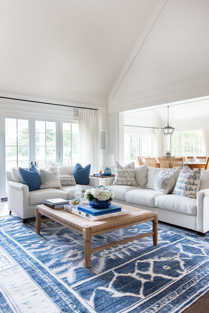 17. Use Rugs to Ground the Space