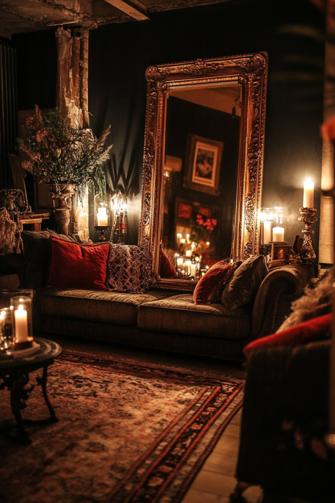 17. Vintage Mirrors for Depth and Light