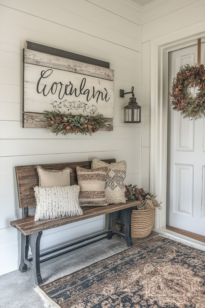 18. A Personalized Welcome Sign