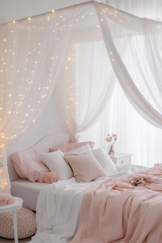 18. Add a Canopy Around the Bed