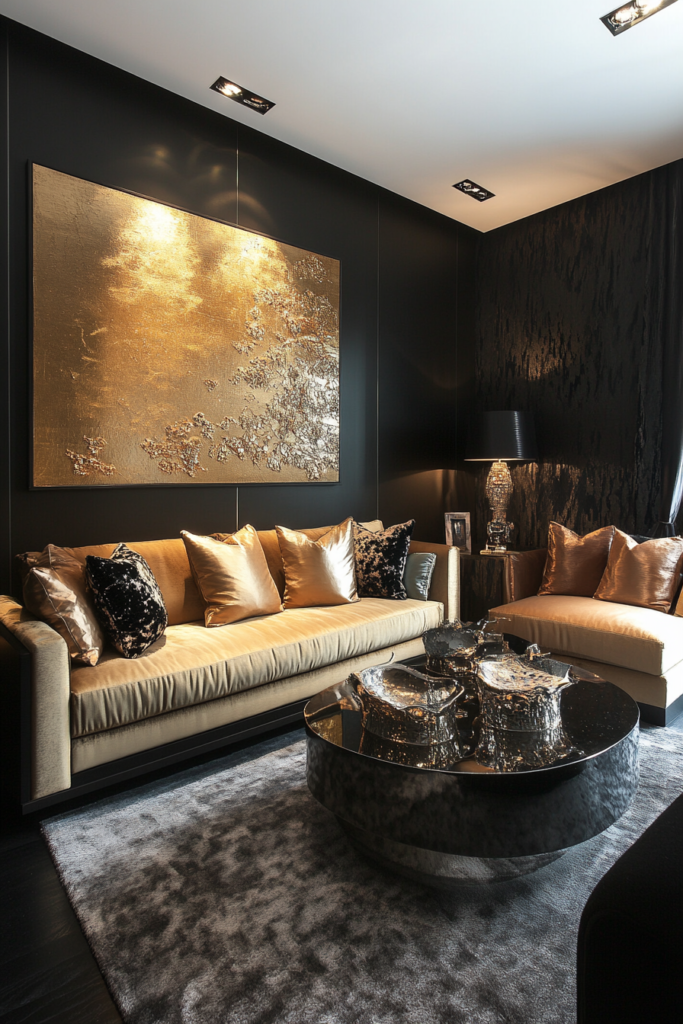 18. Black and Metallic