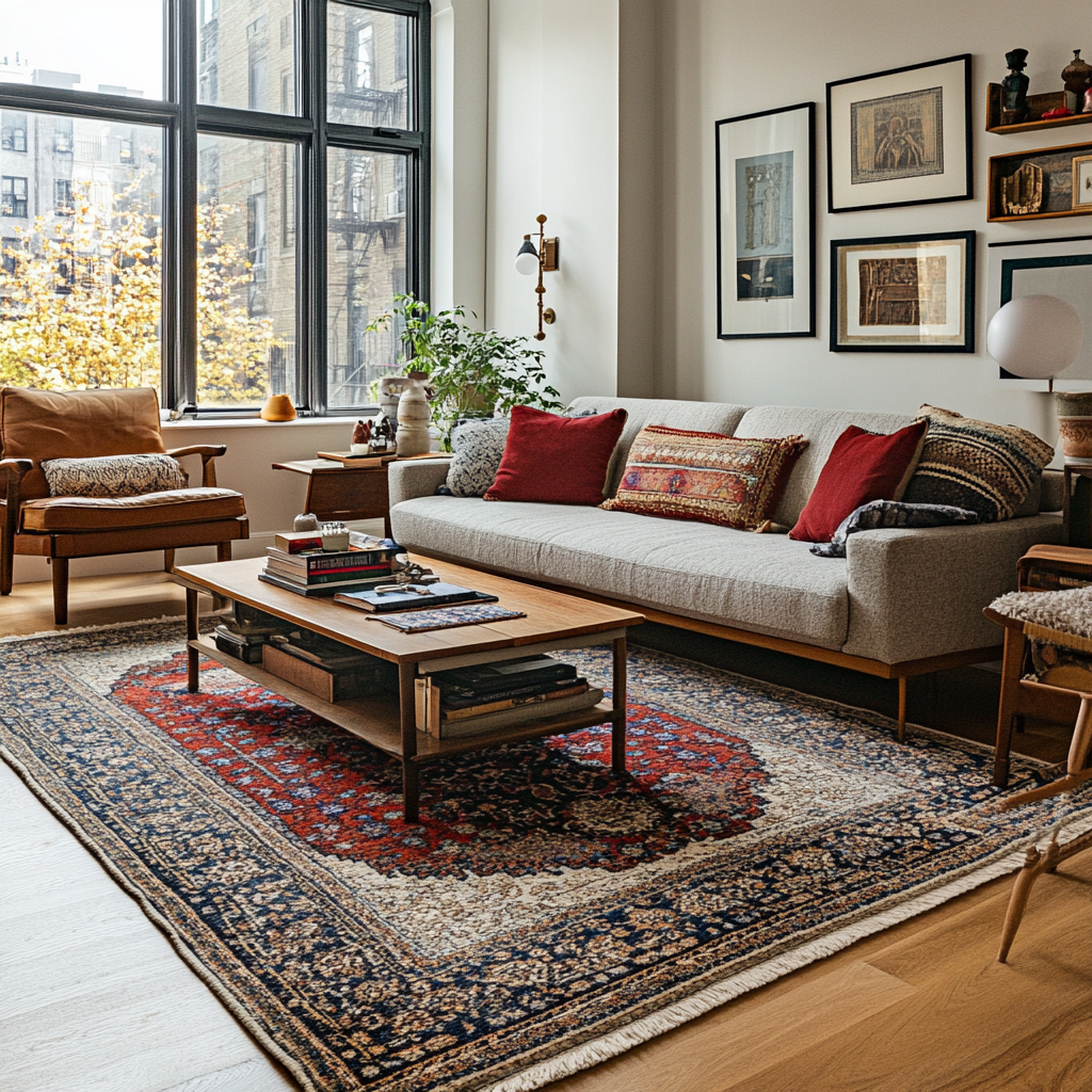 18. Invest in a Large Area Rug