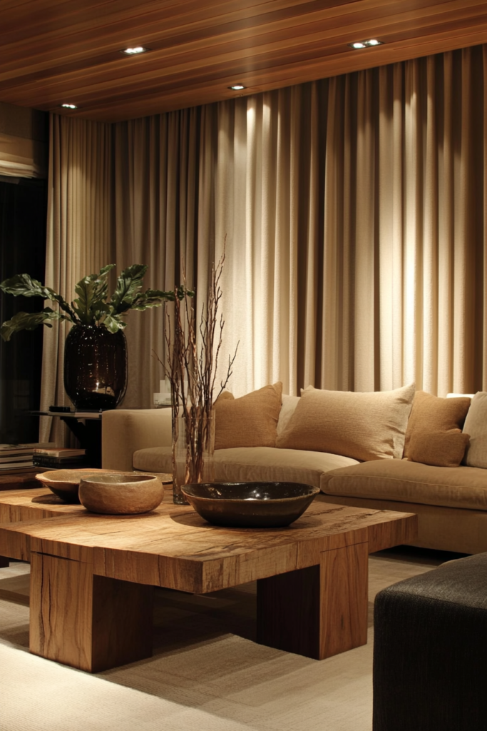 18. Layered Textures for a Cozy and Dynamic Space