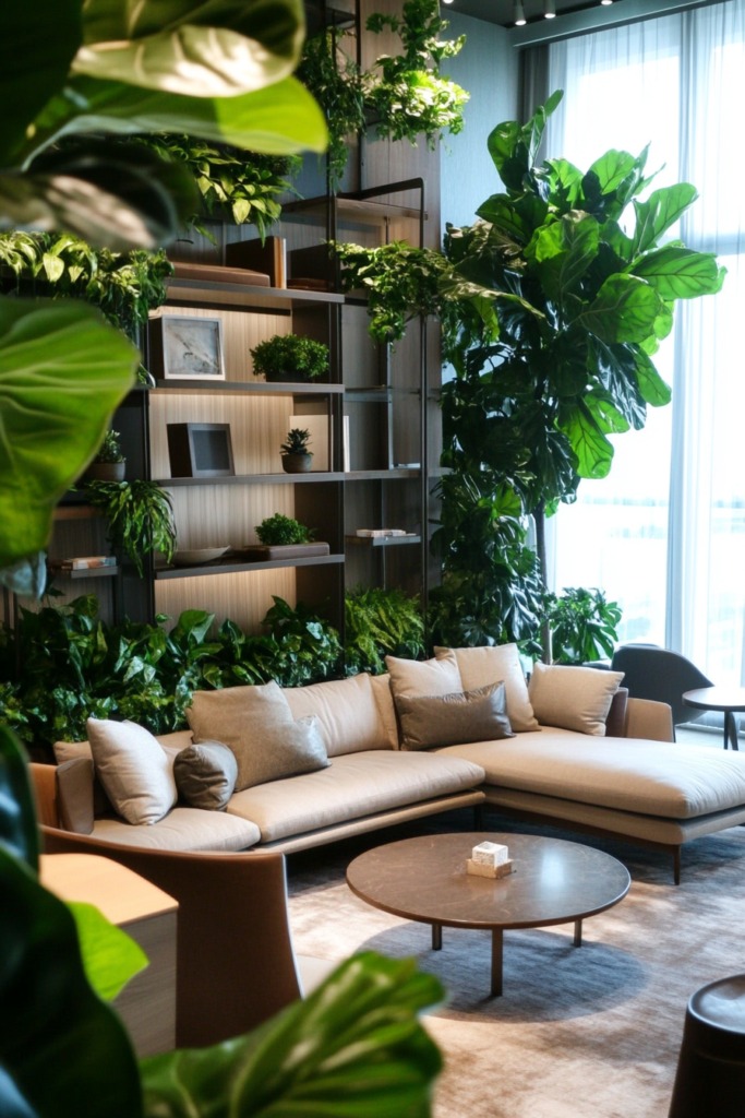 18. Thoughtfully Placed Greenery