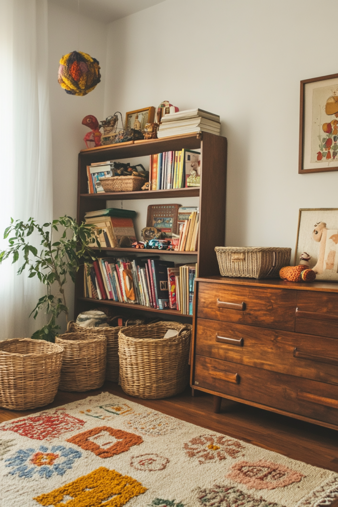 18. Use Retro-Inspired Storage