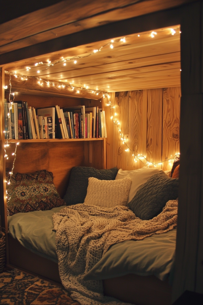 19. A Cozy Under-Bed Nook