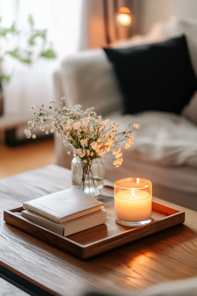 19. Add a Coffee Table Tray