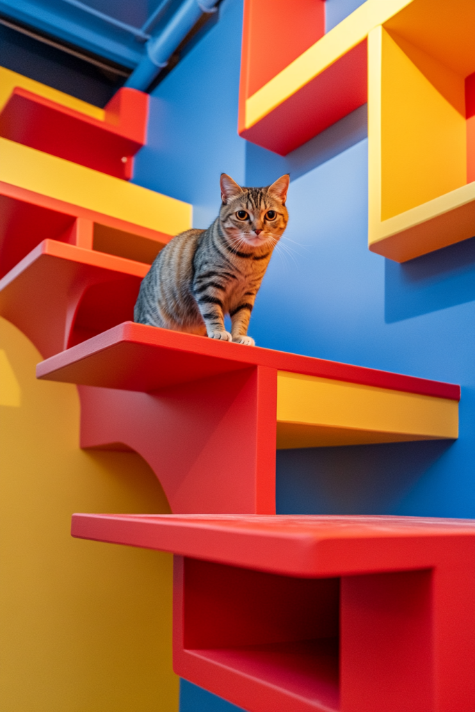 19. Colorful Wall Perches