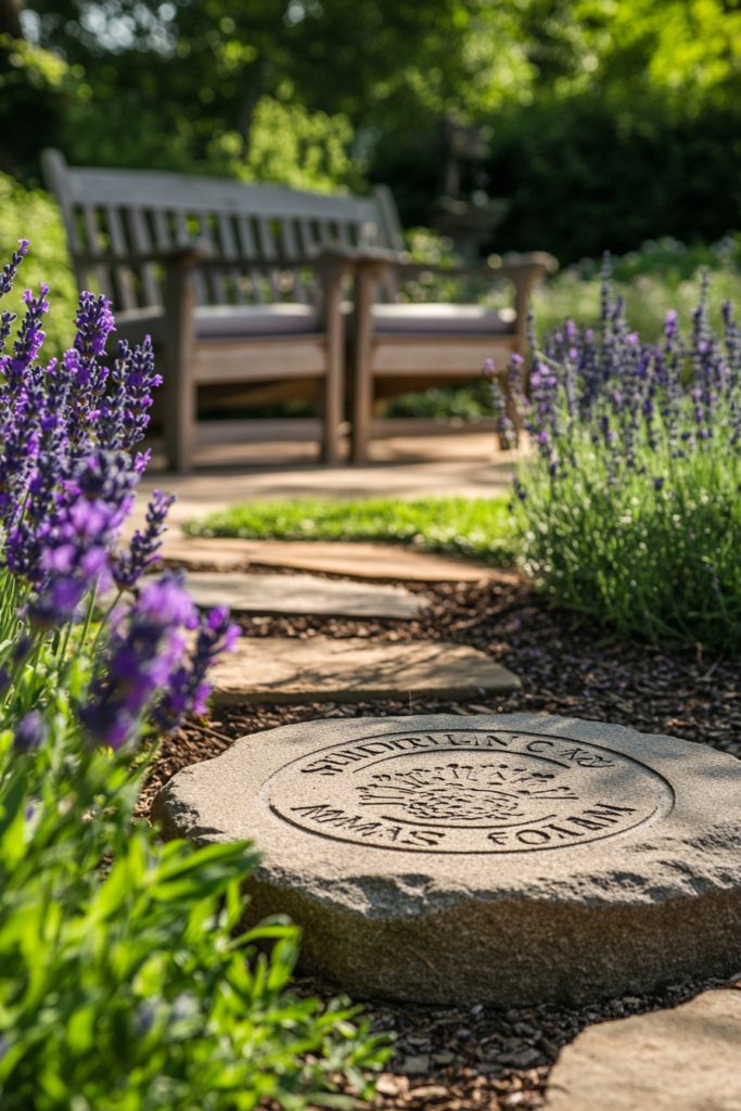 19. DIY Engraved Stepping Stones