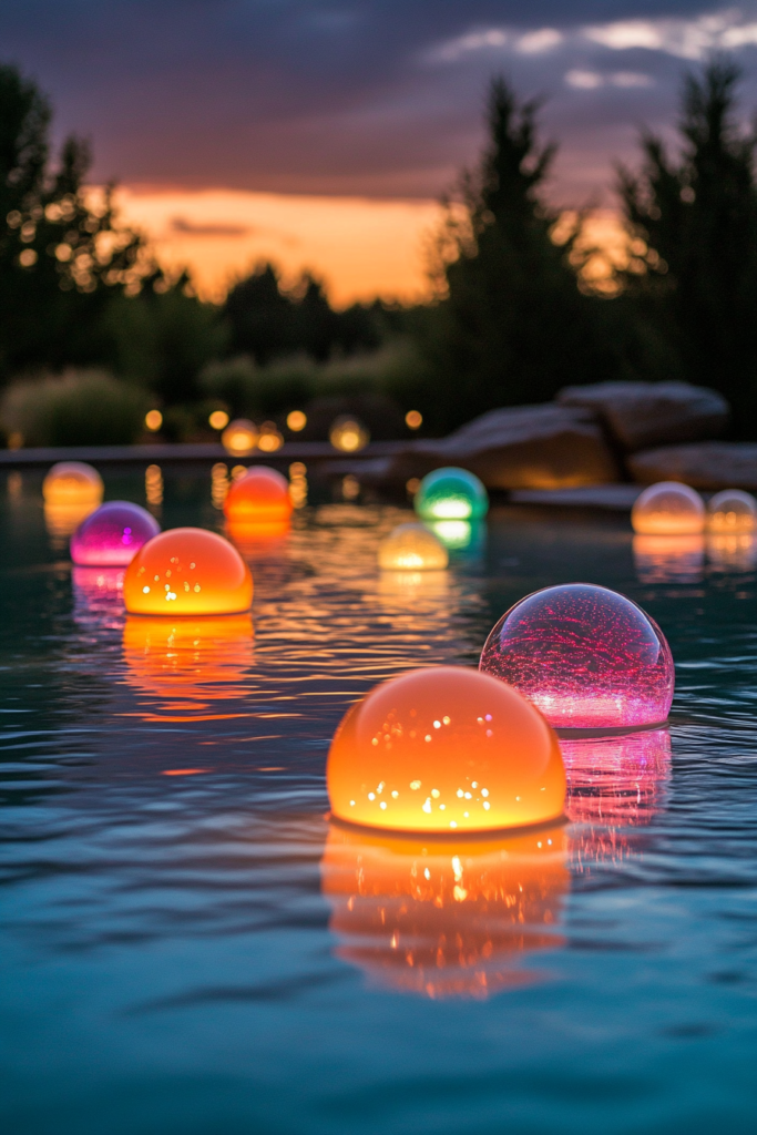 19. Floating Pool Lights