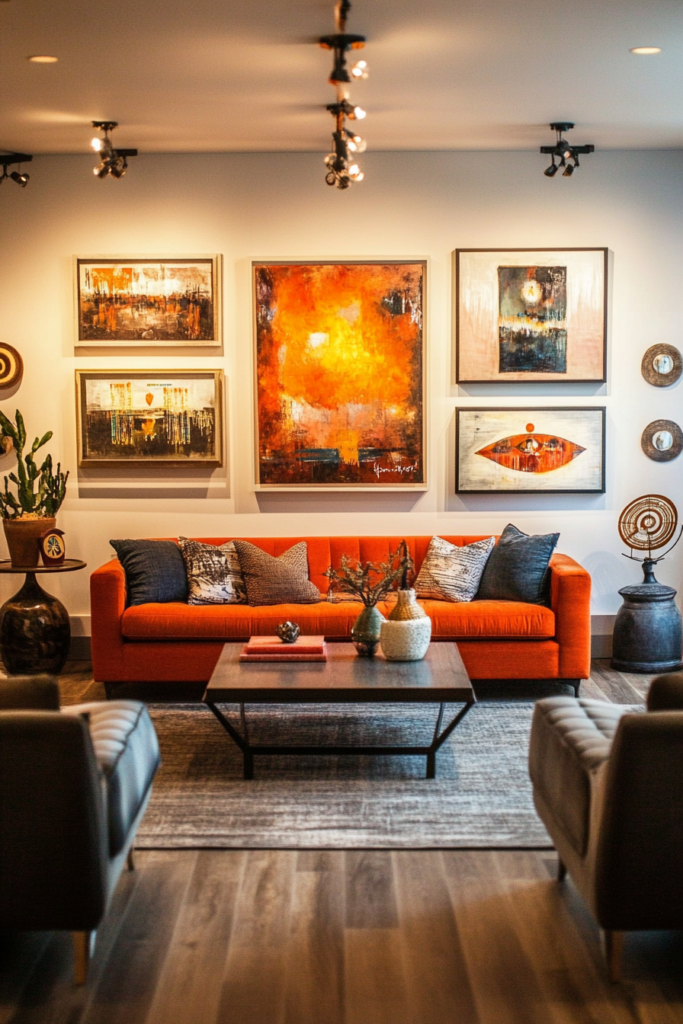 19. Gallery Style: Framed by Art