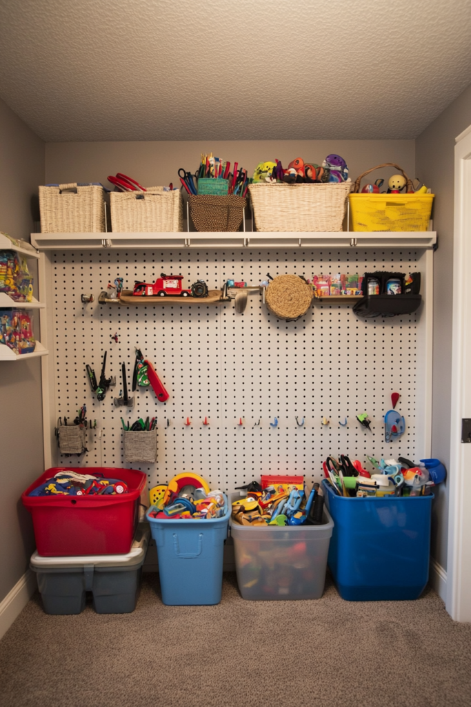 19. Pegboards for Customizable Storage