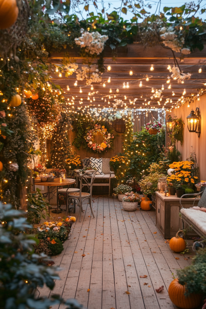 19. Seasonal Decor: A Garden That Changes With You