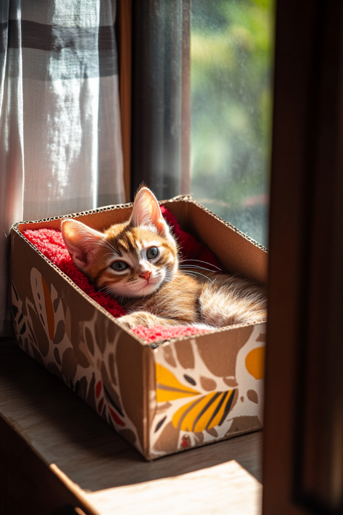 2. Chic Cardboard Box