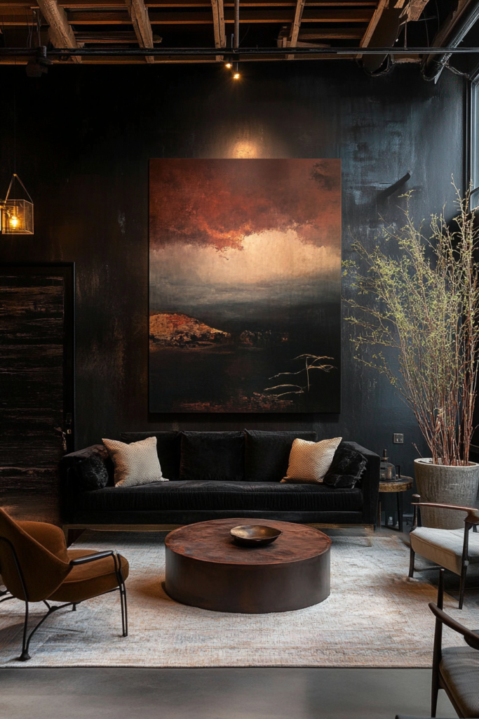 2. Dramatic Wall Art