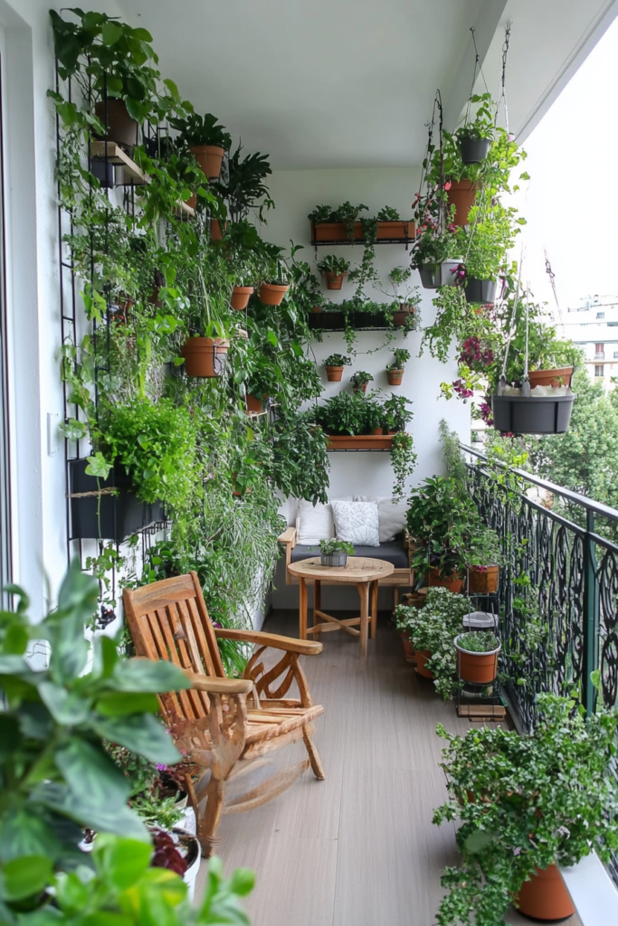 2. Go Vertical with Plants