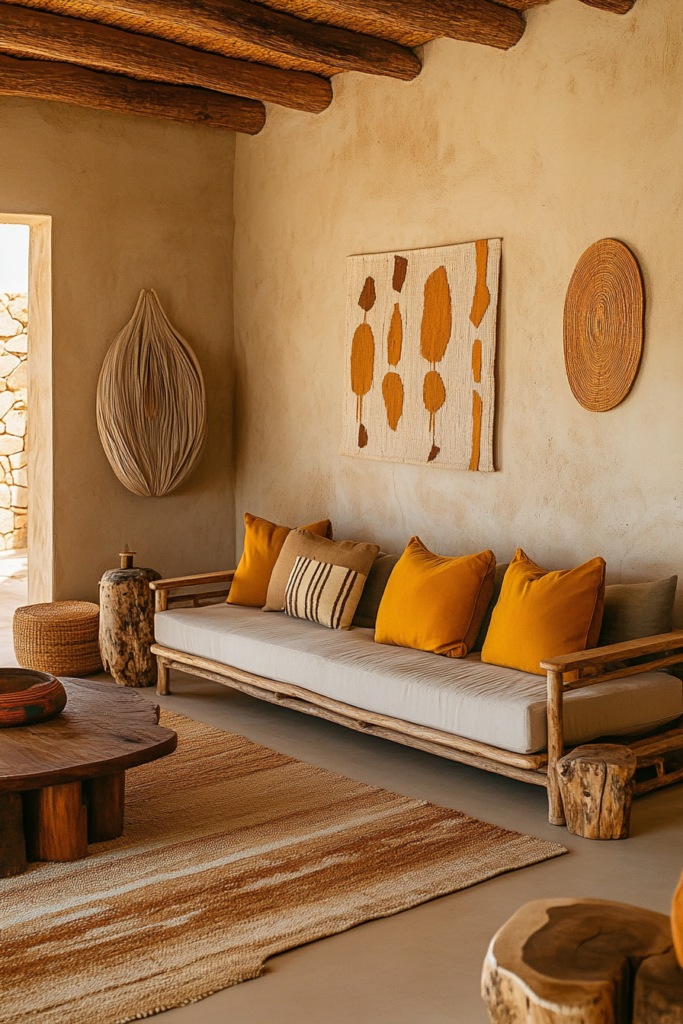 2. Go for a Neutral Base with Earthy Accents