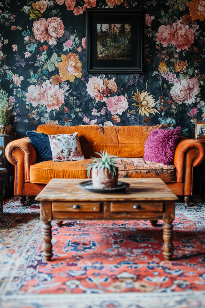 2. Incorporate Eclectic Wallpapers