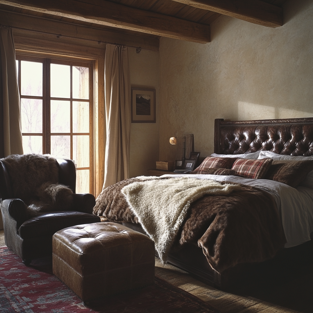 2. Leather Furniture for That Cowboy Aesthetic