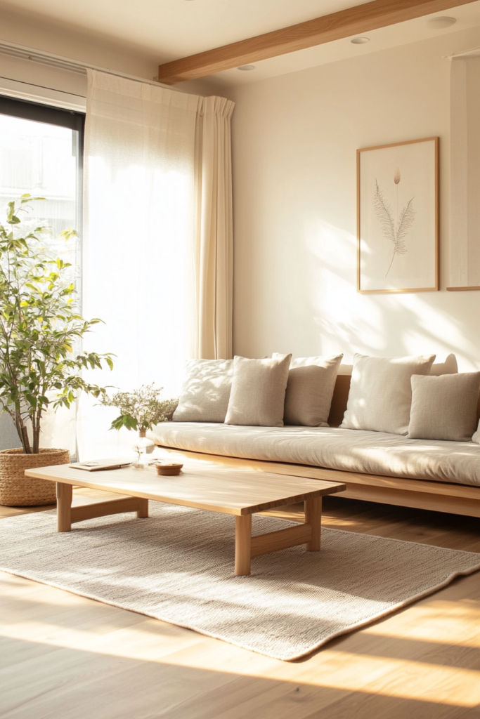 2. Low-profile Furniture