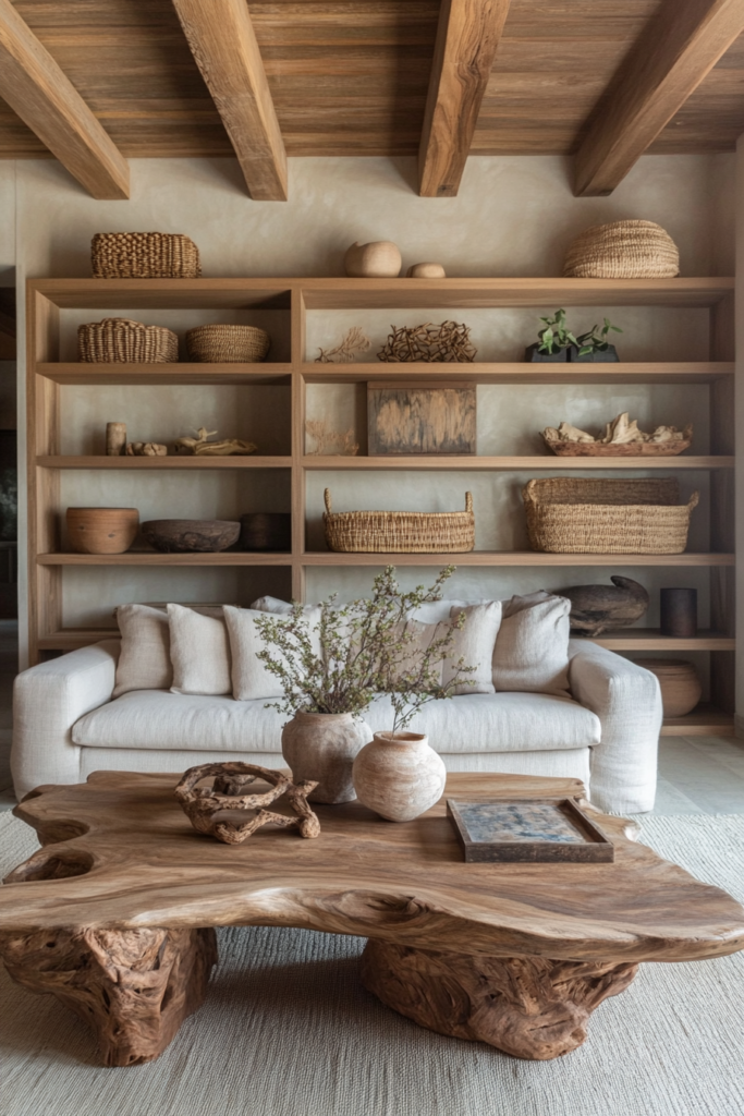 2. Natural Wood Elements