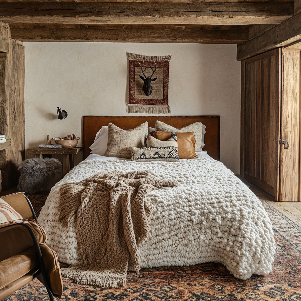 20. Chunky Knit Throws for Added Comfort
