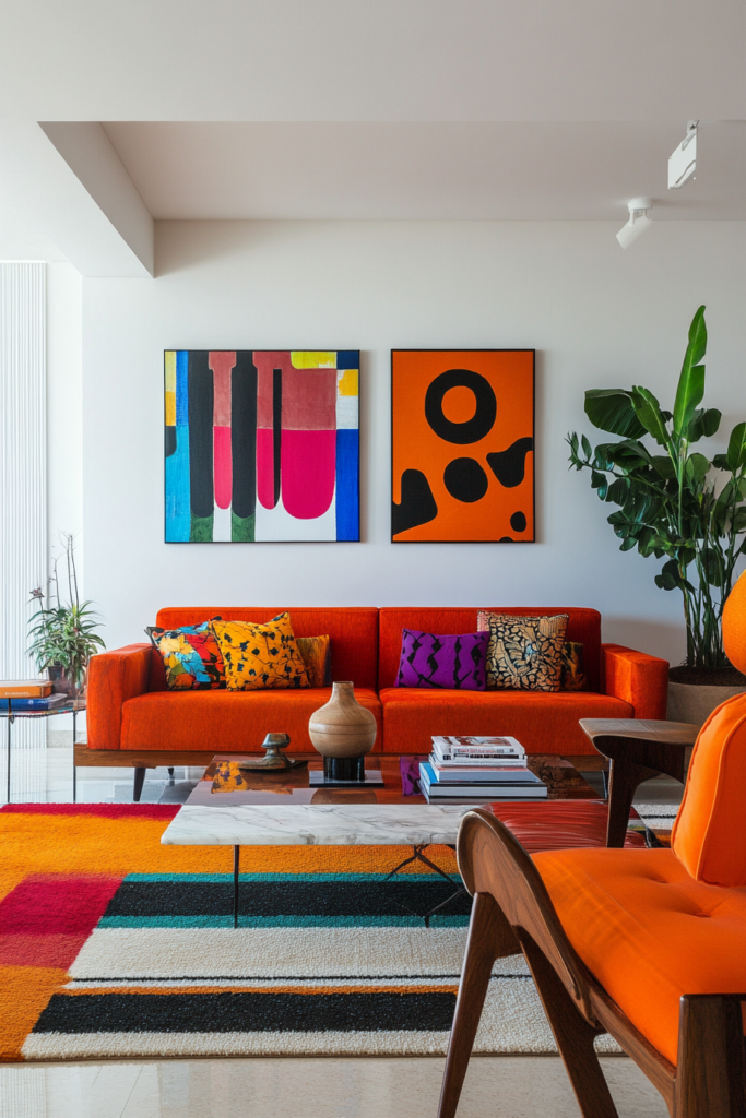 20. Incorporate Retro-Inspired Art