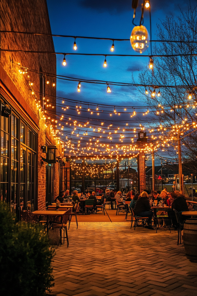 21. Festoon Lights for a Festive Atmosphere