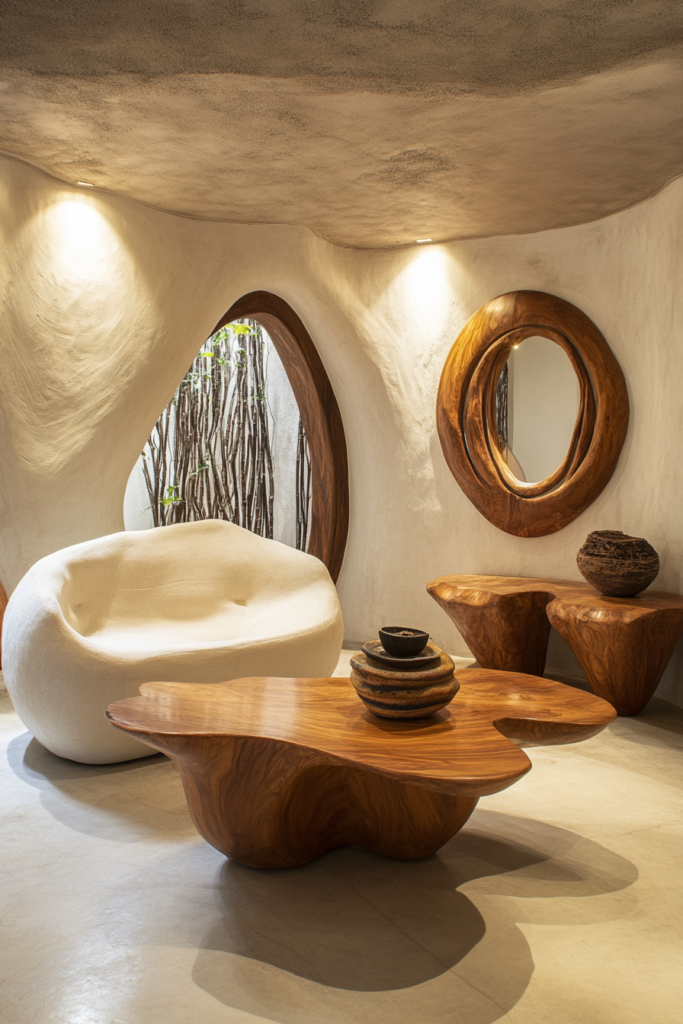 21. Sculptural and Organic-Shaped Decor
