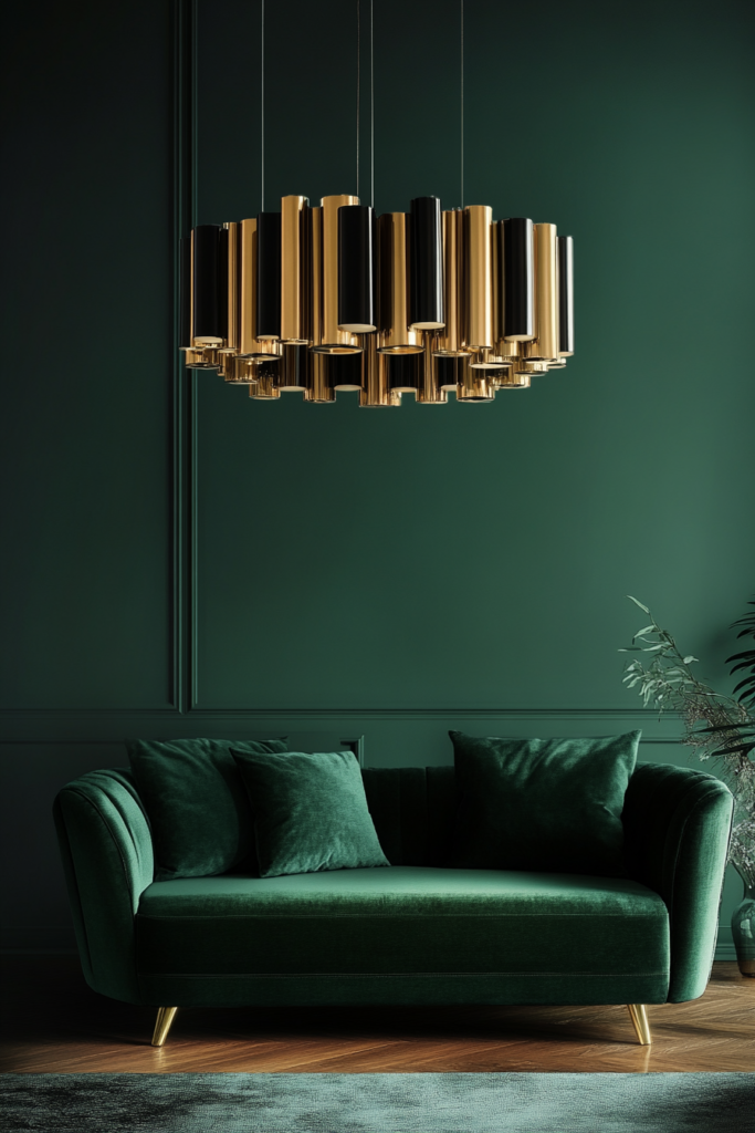 22. Statement Light Fixtures in Gold or Black