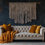 23 Dark Boho Living Room Ideas f