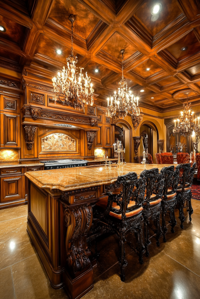 23. Custom Carved Trim for a Unique Look