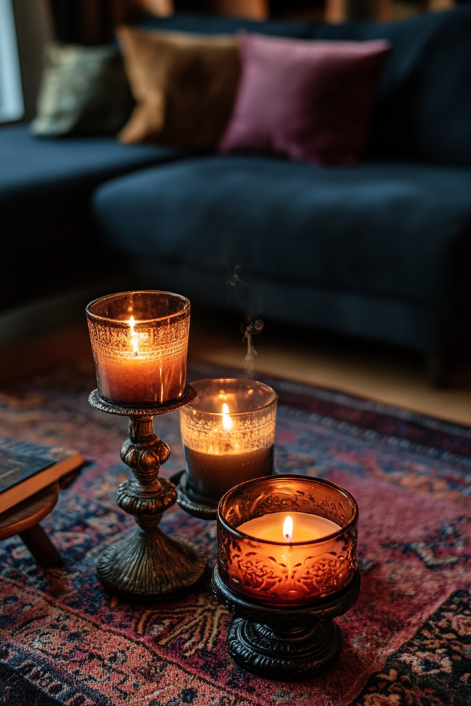 23. Display a Mix of Candles & Incense