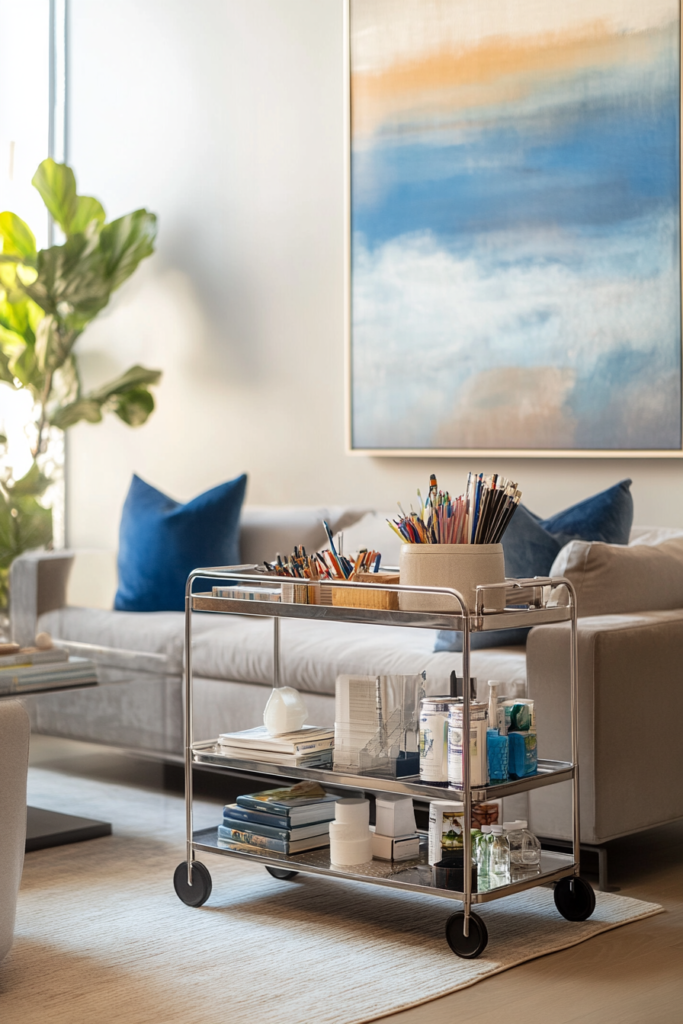 23. Mobile Office Cart