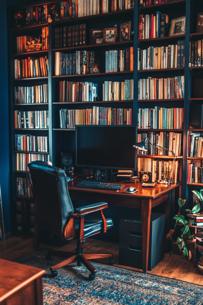 24. Backdrop Bookshelf