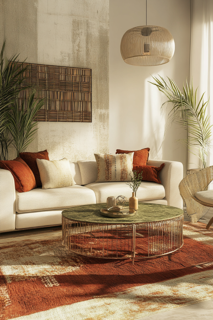 25. Boho Glam with Earthy Neutrals