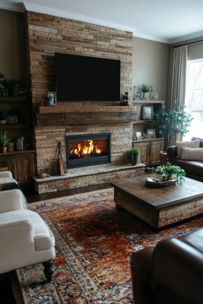 3. Combining Wood and Stone