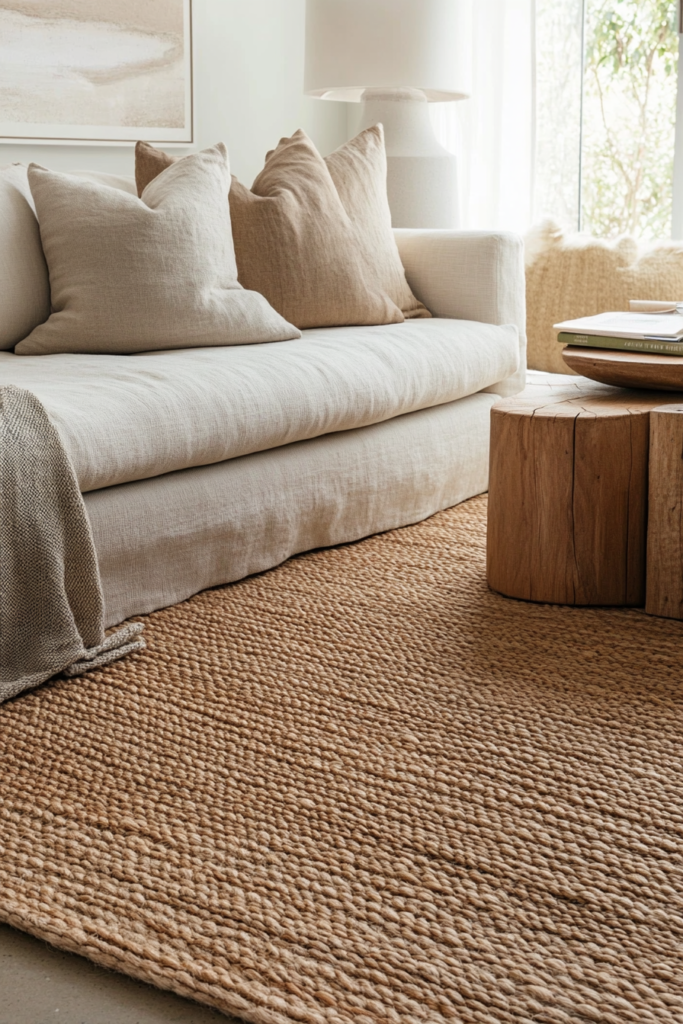 3. Cozy and Textured Rugs
