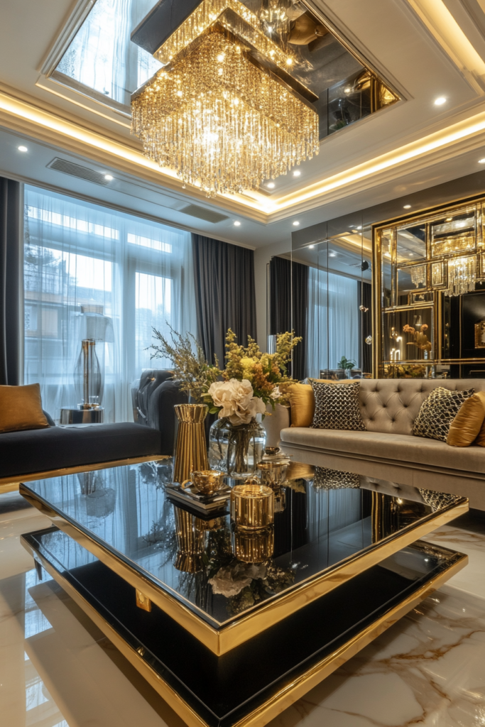 3. Elegant Metallic Accents