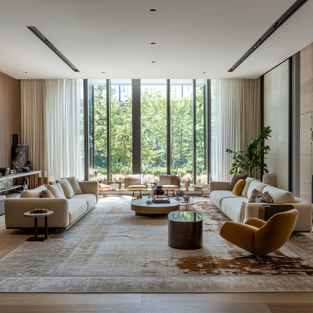 3. Float the Furniture Away from the Walls