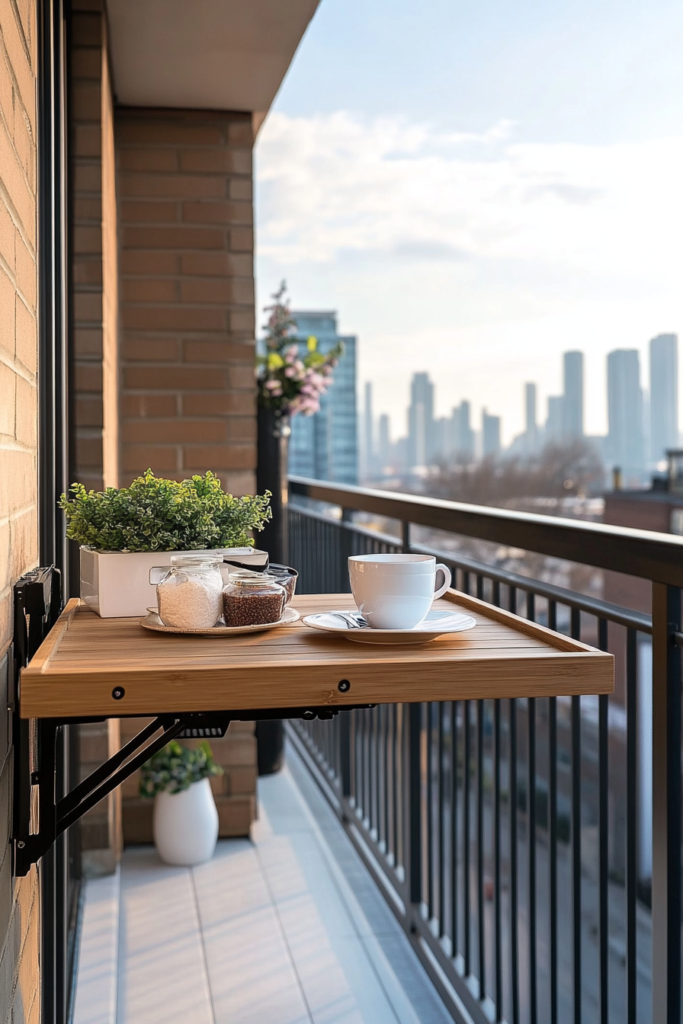 3. Incorporate a Fold-Down Table