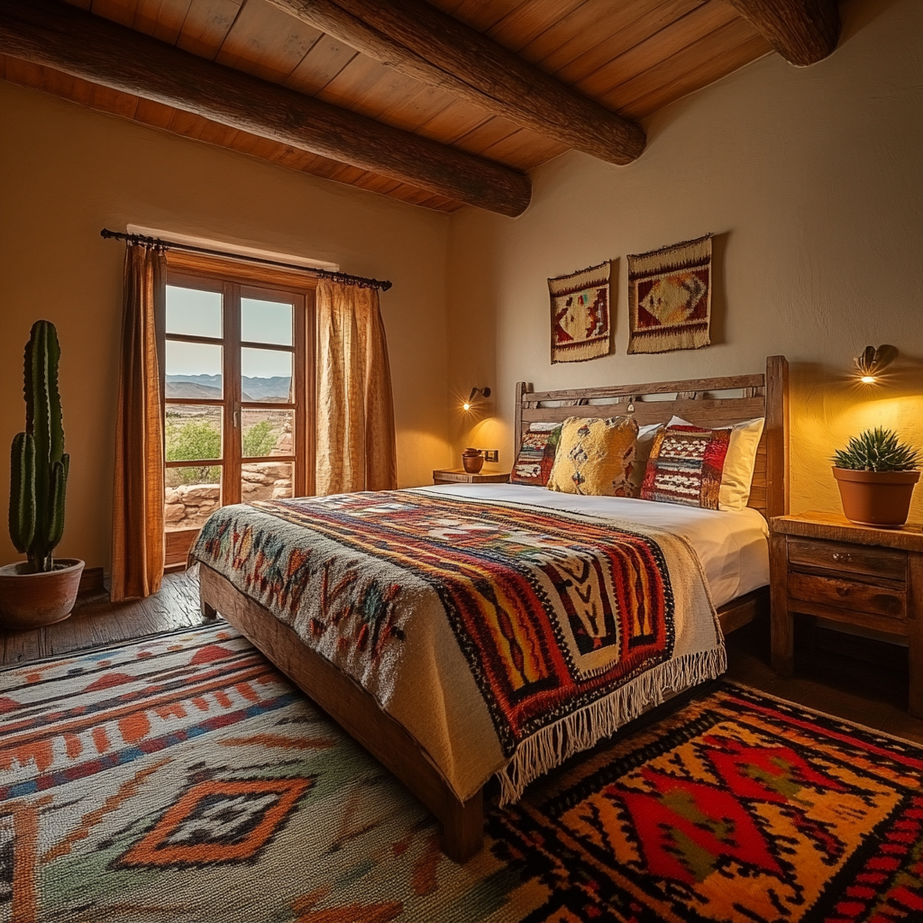 3. Southwestern Textiles for a Cozy Touch