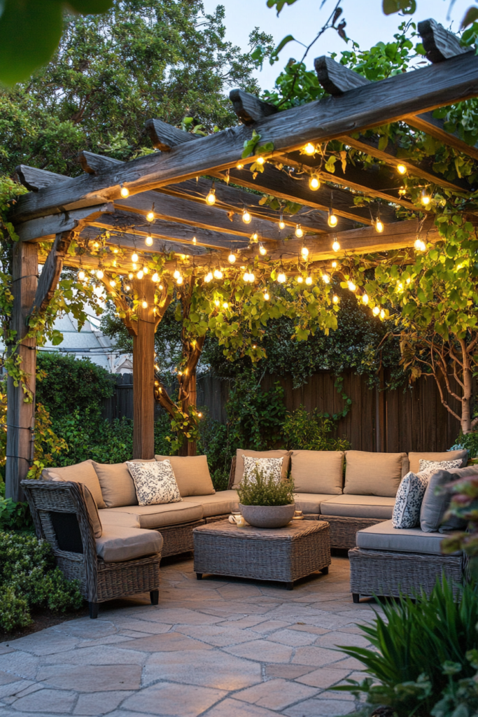 4. Build a Charming Pergola
