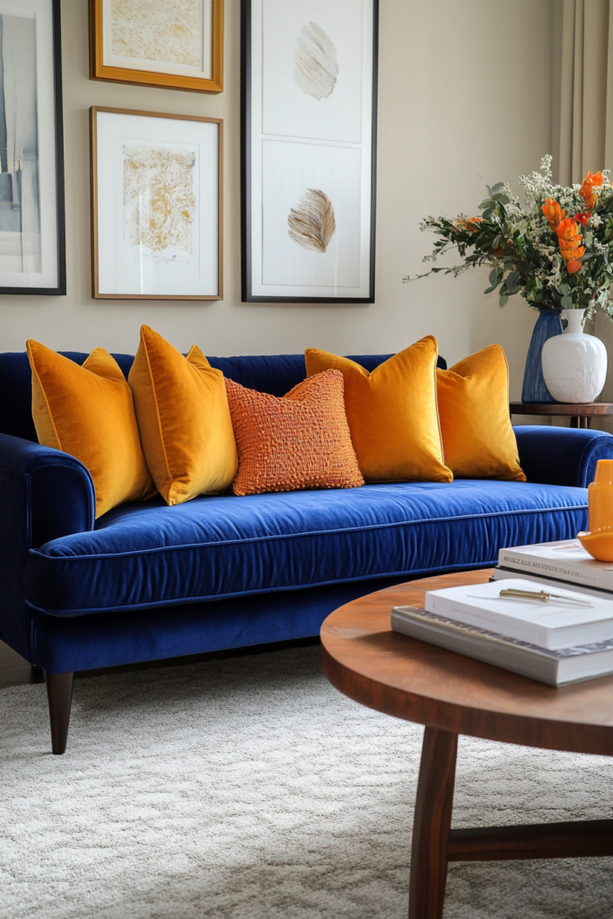 4. Choose a Colorful Sofa
