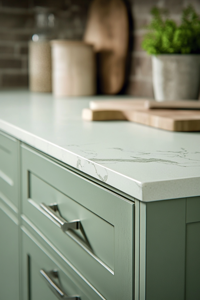 4. Countertops and Sage Harmony
