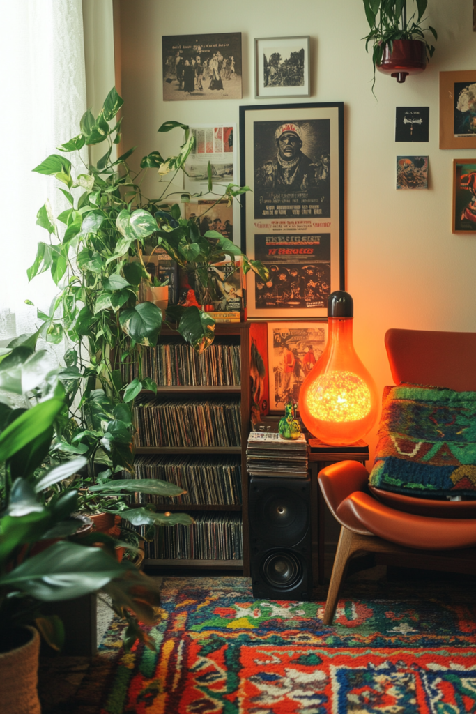 4. Decorate with Retro Accessories