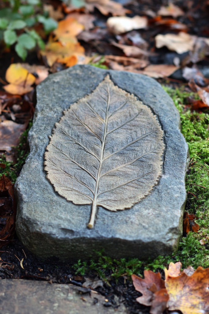 4. Leaf-Pressed Stepping Stones