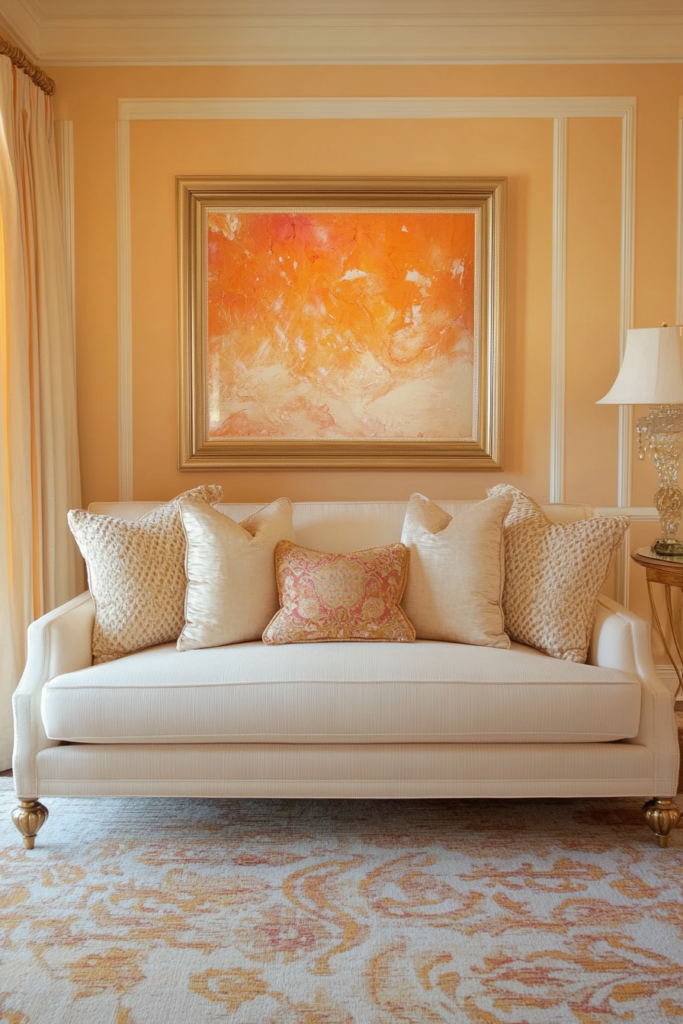 4. Peachy Tones for a Warm Glow