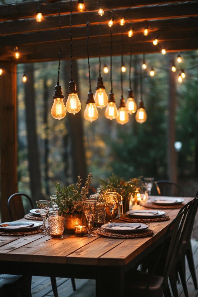 4. Rustic Charm: Vintage Edison Bulb Strings